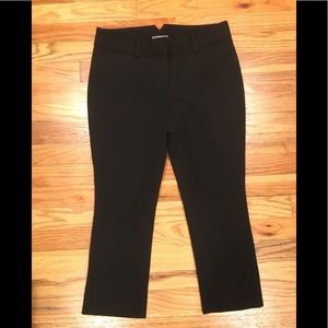 Express women’s black crop dress pants
